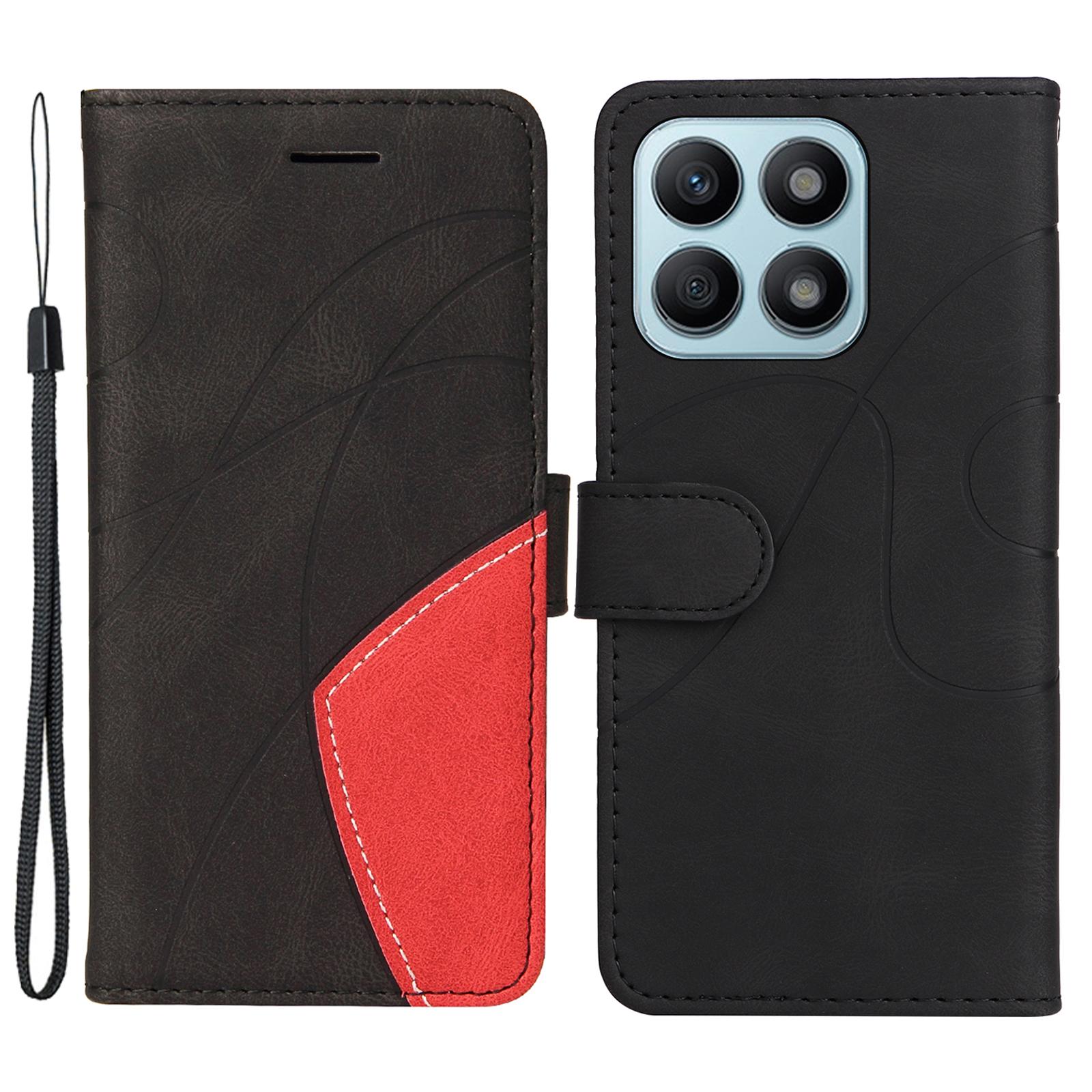 Для Honor X8b 4G Кожаный чехол Кошелек Подставка Цветовая строчка Чехол для телефона Black
Для Honor X8b 4G Кожаный чехол Кошелек Подставка Цветовая строчка Чехол для телефона Black