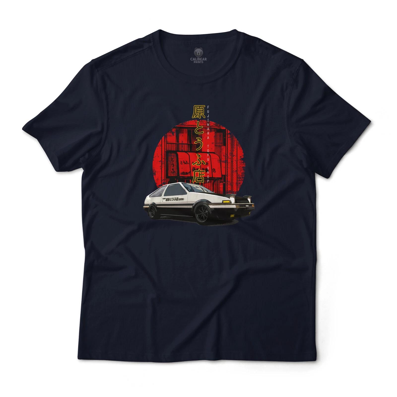 Initial-D Trueno AE86 Car Graphic T-T-Shirt, w/ Fujiwara Tofu Shop from Anime S
Initial-D Trueno AE86 Car Graphic T-T-Shirt, w/ Fujiwara Tofu Shop from Anime S