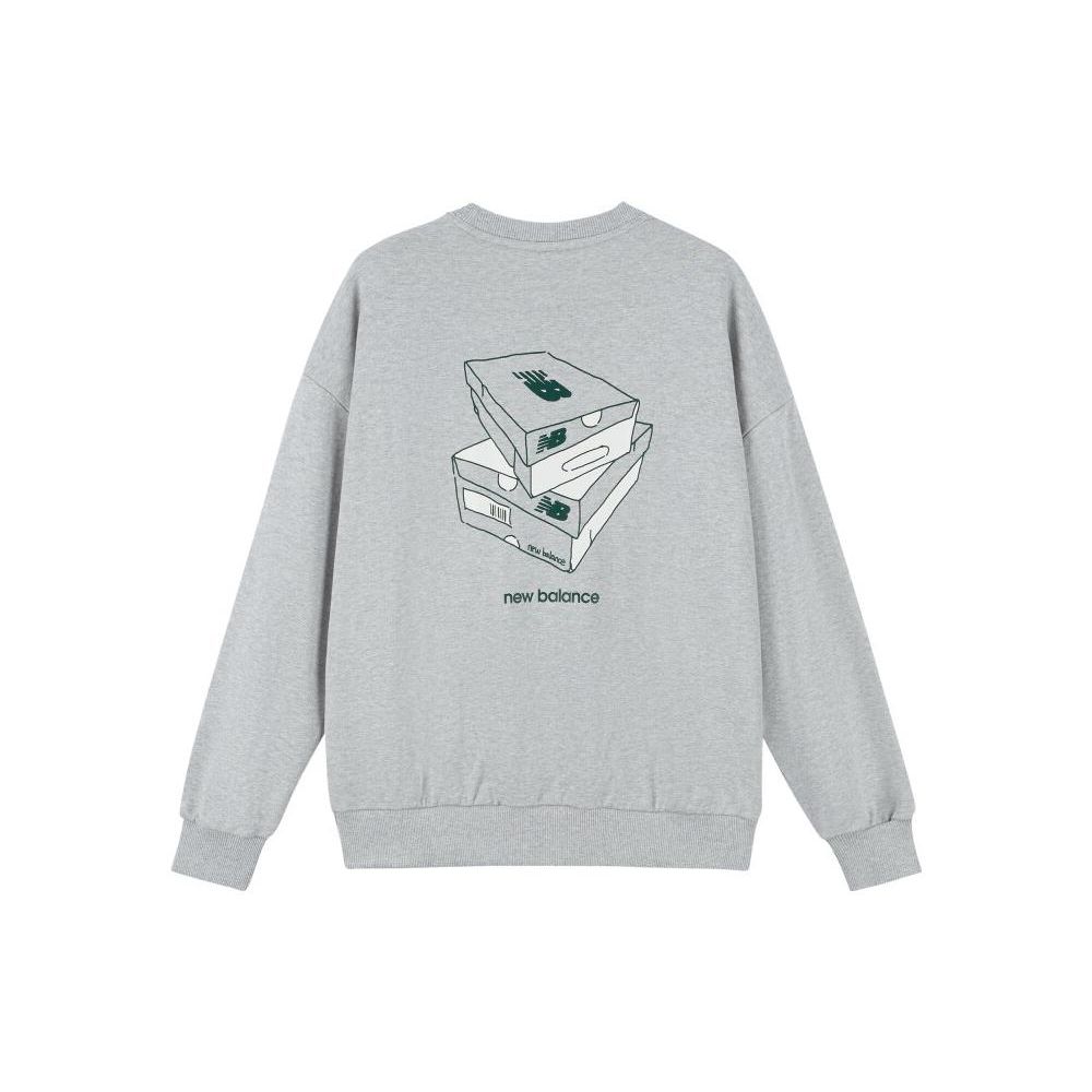 Толстовка с круглым вырезом и принтом на спине New Balance, мужские топы, серая AMT33365-SEY
Толстовка с круглым вырезом и принтом на спине New Balance, мужские топы, серая AMT33365-SEY