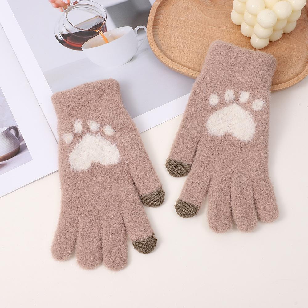 Корейская версия новых осенне-зимних женских перчаток с плюшевыми пальцами, вязаные жаккардовые перчатки, студенческие милые мультяшные перчатки с утолщением One size
Корейская версия новых осенне-зимних женских перчаток с плюшевыми пальцами, вязаные жаккардовые перчатки, студенческие милые мультяшные перчатки с утолщением One size