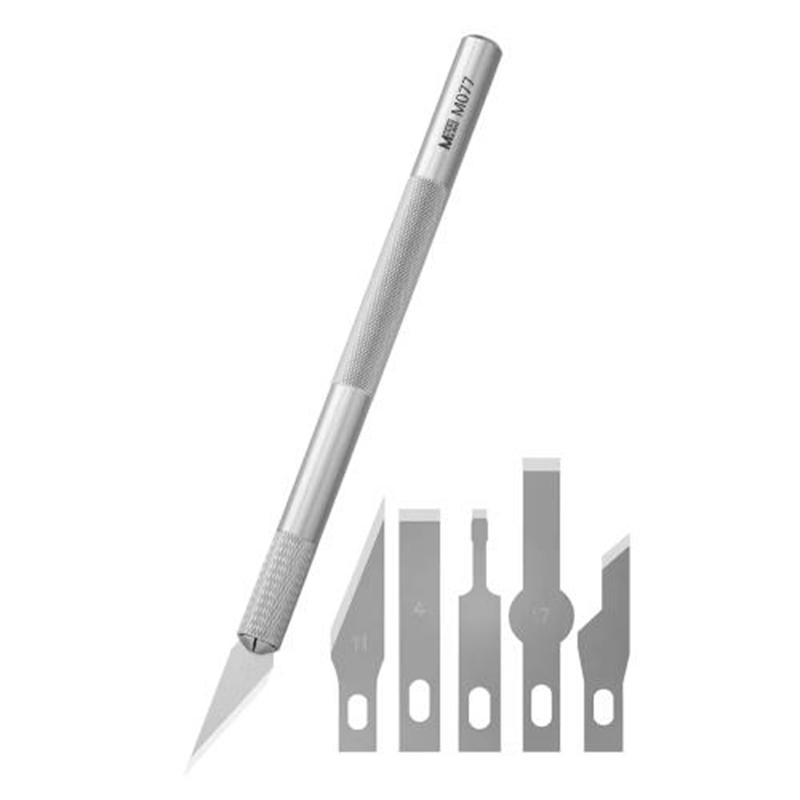 MAANT M077 6-in-1 Phone Repair Tool Kit Back Cover Removal/Scraper/Craft Knife for Mobile Device Maintenance As Shown A
MAANT M077 6-in-1 Phone Repair Tool Kit Back Cover Removal/Scraper/Craft Knife for Mobile Device Maintenance As Shown A