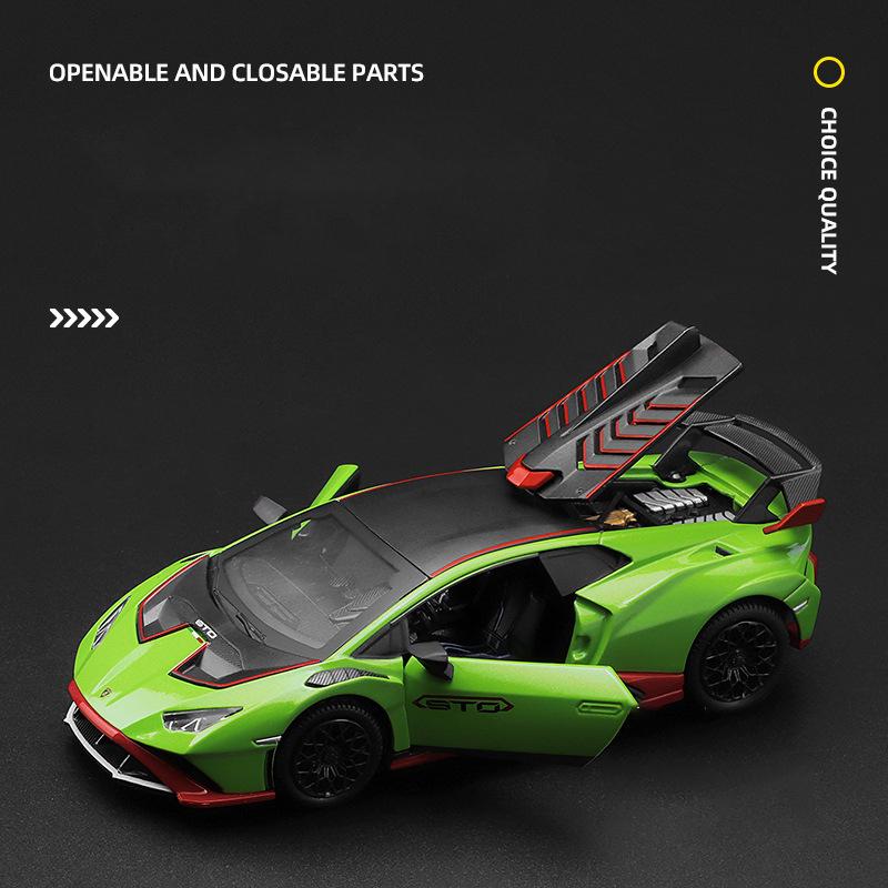 1:32 Lamborghini Huracan STO Supercar Alloy Diecasts & Toy Vehicles Metal Toy Car Model Sound and light Collection Kids Toy
1:32 Lamborghini Huracan STO Supercar Alloy Diecasts & Toy Vehicles Metal Toy Car Model Sound and light Collection Kids Toy