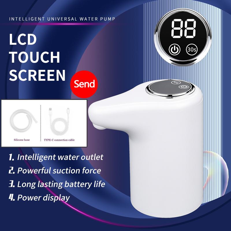 2025 New Automatic Water Pump USB Rechargeable for Bottled Water Dispenser Portable Electric Pump Home Office Travel Use 1PC білий
2025 New Automatic Water Pump USB Rechargeable for Bottled Water Dispenser Portable Electric Pump Home Office Travel Use 1PC білий