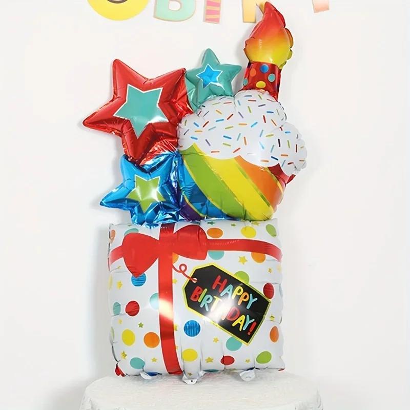 1PC Birthday Party Decoration Cake Balloon Toy Double Cupcake Balloon Baby Party Decoration Birthday Aluminum Foil Balloon 110x60cm
1PC Birthday Party Decoration Cake Balloon Toy Double Cupcake Balloon Baby Party Decoration Birthday Aluminum Foil Balloon 110x60cm