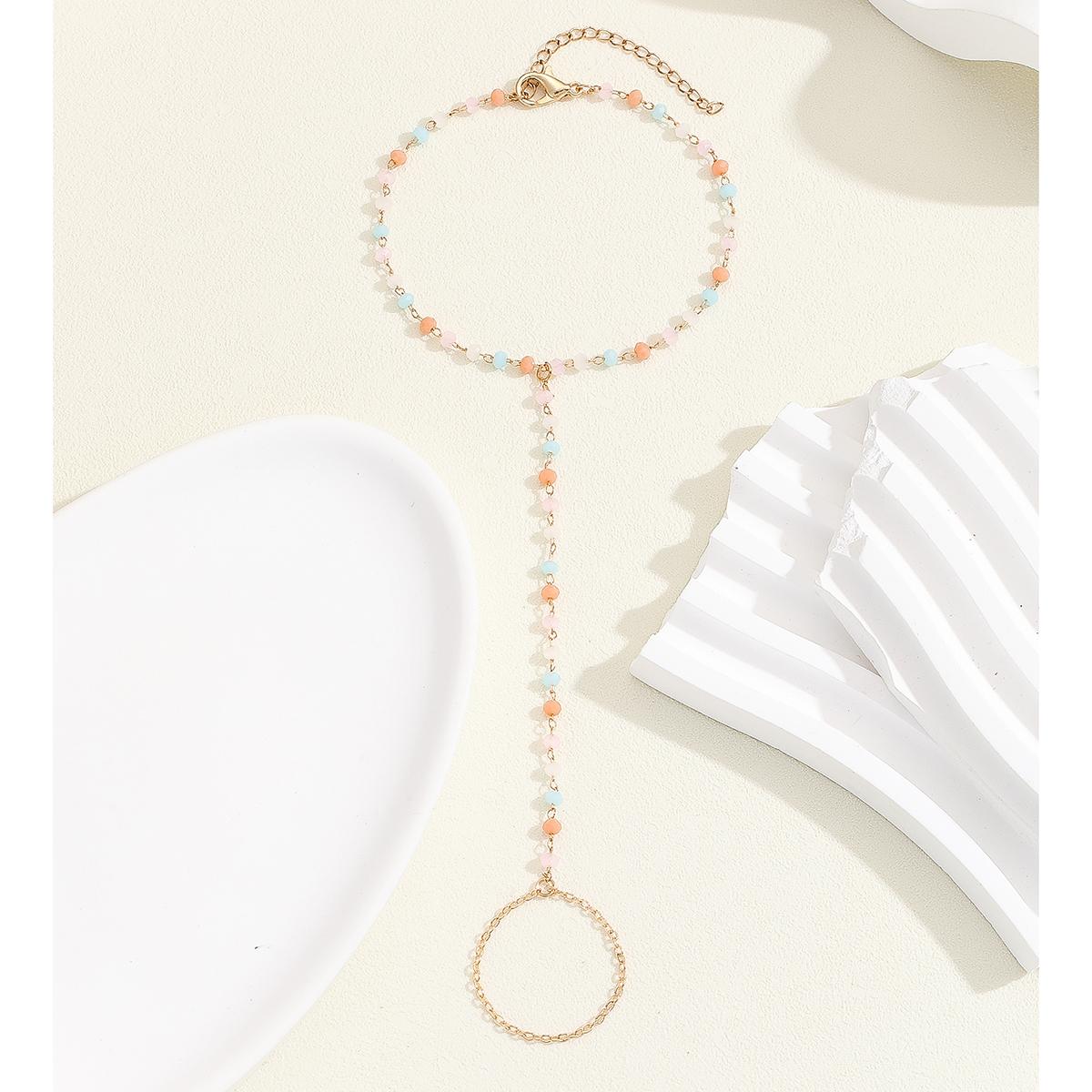 Kinitial Exquisite and fashionable laser plated palm chain with Korean multicolor gemstone white stone bracelet anniversary gift
Kinitial Exquisite and fashionable laser plated palm chain with Korean multicolor gemstone white stone bracelet anniversary gift