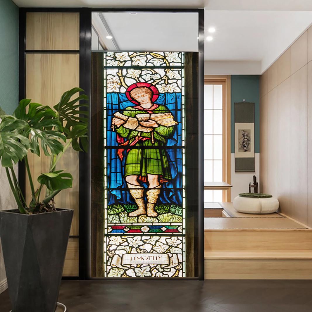 Church Stained Glass Decals Window Film Privacy Heat Insulation and Anti UV Blocking Static Cling Window Sticker for Home J108 (as the picture,40x100cm WxH)
Church Stained Glass Decals Window Film Privacy Heat Insulation and Anti UV Blocking Static Cling Window Sticker for Home J108 (as the picture,40x100cm WxH)