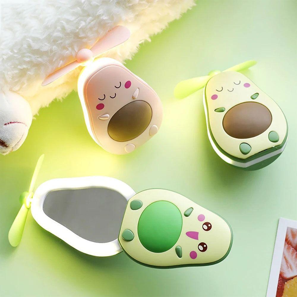 Cute Mini Makeup Mirror Cartoon Handheld Mini Air Cooler Fan Night Light Avocado Small Fan Student коричневий
Cute Mini Makeup Mirror Cartoon Handheld Mini Air Cooler Fan Night Light Avocado Small Fan Student коричневий