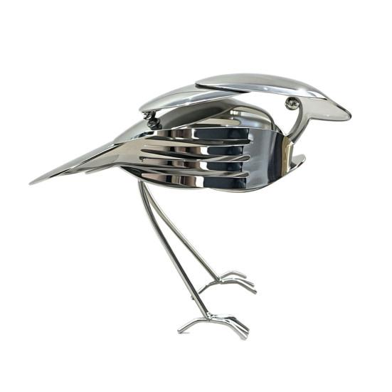 Recycled Fork & Spoon Figurine, Rustic Red Chest Bird Statue, Scrap Metal Art Decor, Handmade Garden Ornament, Weatherproof Yard Patio Decor, Country 1pc
Recycled Fork & Spoon Figurine, Rustic Red Chest Bird Statue, Scrap Metal Art Decor, Handmade Garden Ornament, Weatherproof Yard Patio Decor, Country 1pc