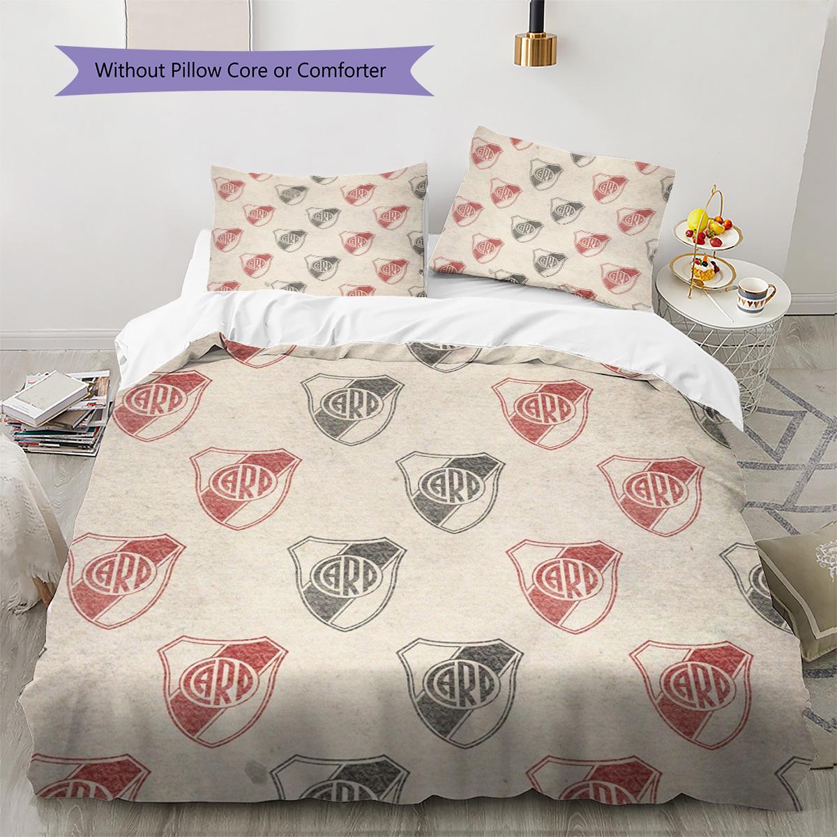 CA River Plate Pattern Bedding Quilt Set Quilt Cover Pillowcase Home Decoration Birthday Gift (1 * duvet cover + 2 * pillowcase, without core) 135x200cm
CA River Plate Pattern Bedding Quilt Set Quilt Cover Pillowcase Home Decoration Birthday Gift (1 * duvet cover + 2 * pillowcase, without core) 135x200cm