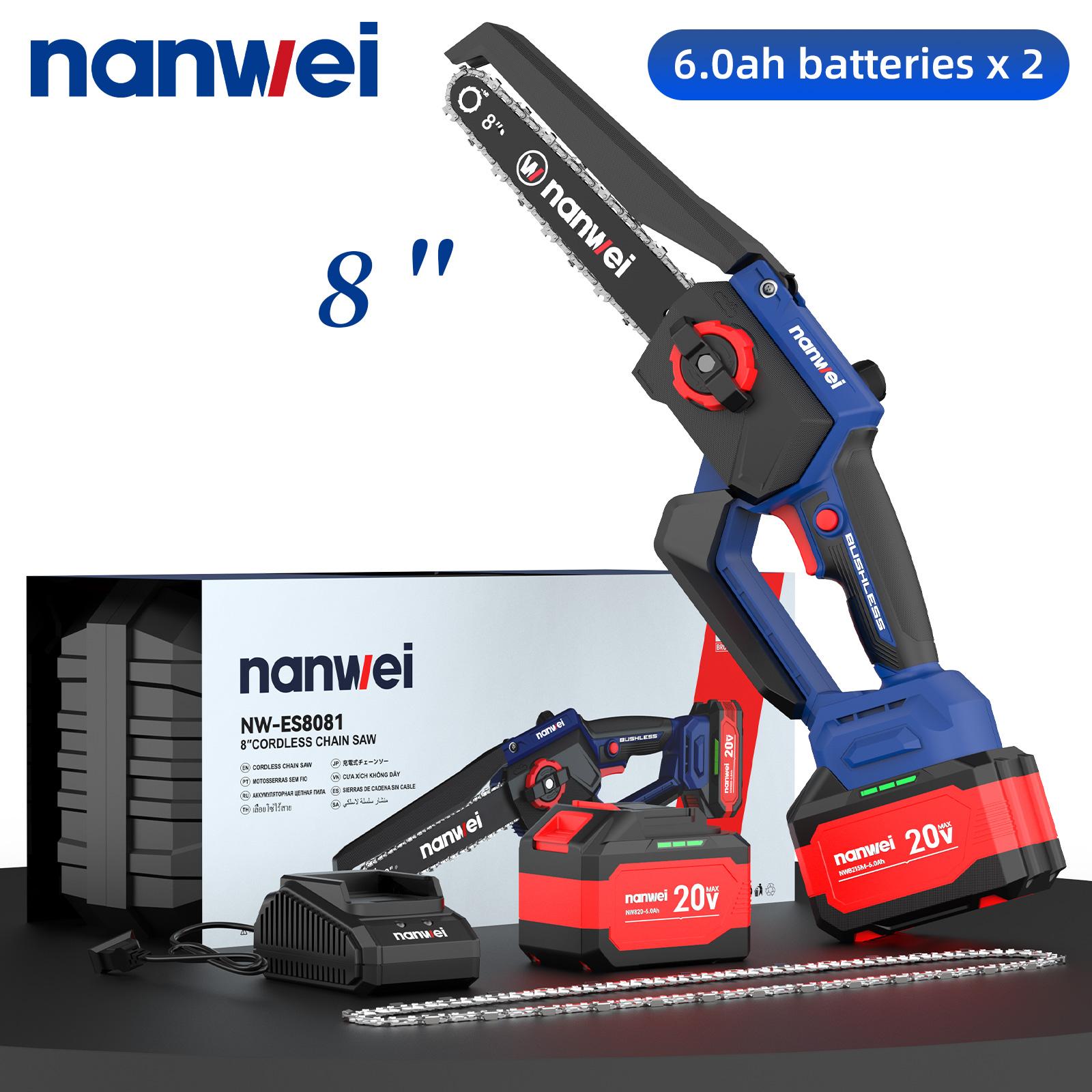 NANWEI 8-дюймовая электрическая цепная пила 5800 об/мин, Скорость 8 м/с, Ручное нажатие no battery and charger
NANWEI 8-дюймовая электрическая цепная пила 5800 об/мин, Скорость 8 м/с, Ручное нажатие no battery and charger