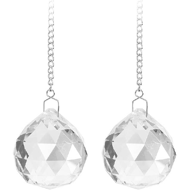 2 шт. Подвеска-призма из хрустального шара, Подвеска-радужный создатель, Украшение с цепочкой для дома, сада, свадьбы, патио, DIY-декор, Подвесные кристаллы для окна прозрачный
2 шт. Подвеска-призма из хрустального шара, Подвеска-радужный создатель, Украшение с цепочкой для дома, сада, свадьбы, патио, DIY-декор, Подвесные кристаллы для окна прозрачный