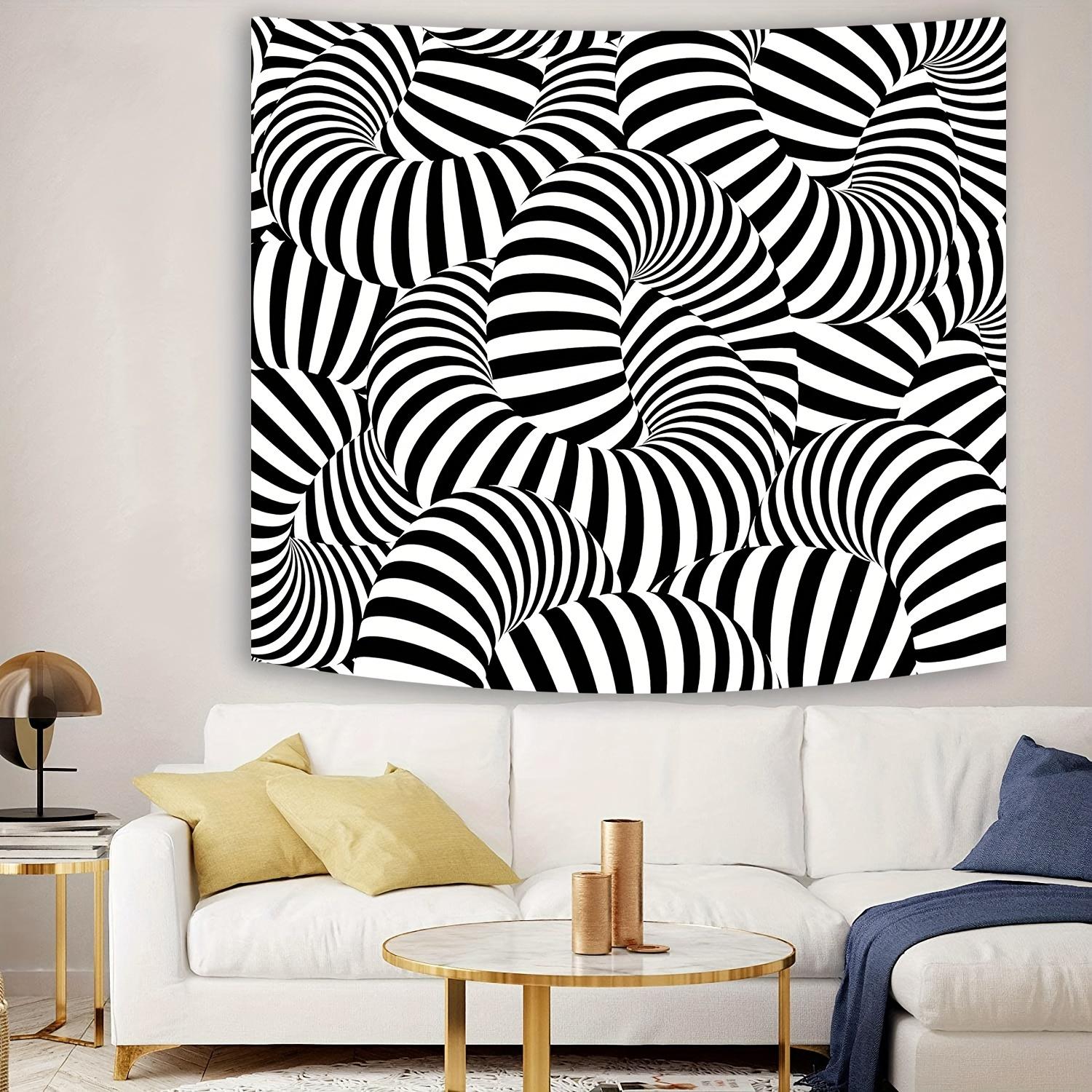 VIKAMA Illusion Art Tapestry Black and White Spiral Living Room Studio Modern Individual Art Style Home Decor 74x94cm(29x37in)
VIKAMA Illusion Art Tapestry Black and White Spiral Living Room Studio Modern Individual Art Style Home Decor 74x94cm(29x37in)