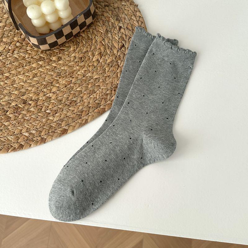 Early Autumn Ruffle Polka Dot Casual Women s Socks - Japanese Fashion Style One Size
Early Autumn Ruffle Polka Dot Casual Women s Socks - Japanese Fashion Style One Size