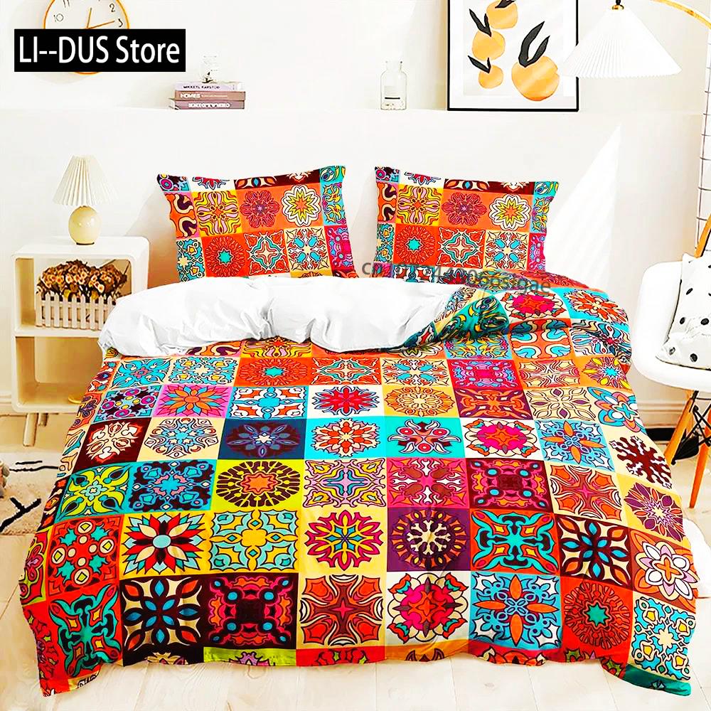 3d Bohemian Bedding Set Boho Flowers Duvet Cover Pillowcases Queen King Size 2/3pcs Bed Linens For Woman Couple EU single(135x200cm)
3d Bohemian Bedding Set Boho Flowers Duvet Cover Pillowcases Queen King Size 2/3pcs Bed Linens For Woman Couple EU single(135x200cm)