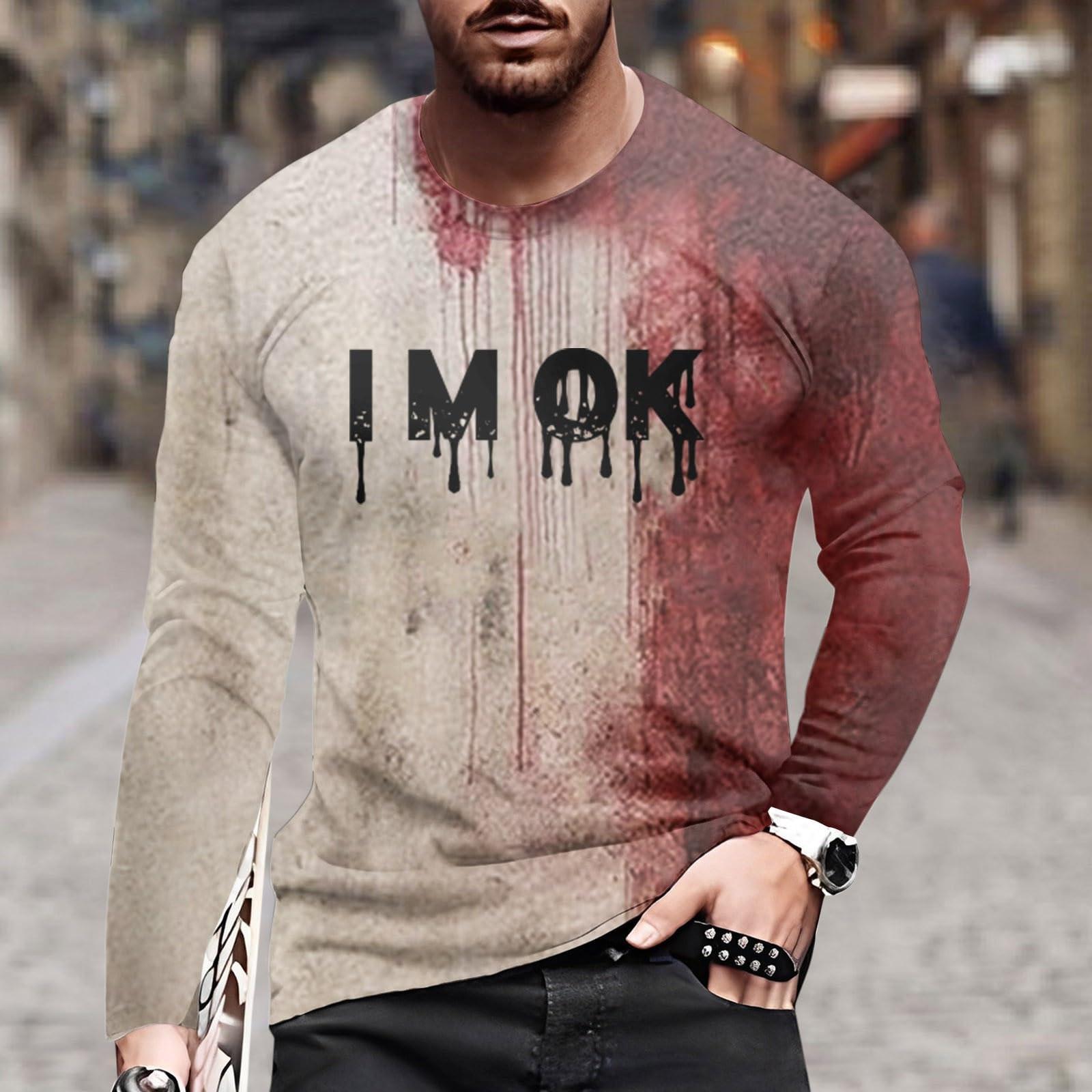 Мужская мода с длинным рукавом и круглым вырезом с принтом на Хэллоуин XL хаки
Мужская мода с длинным рукавом и круглым вырезом с принтом на Хэллоуин XL хаки