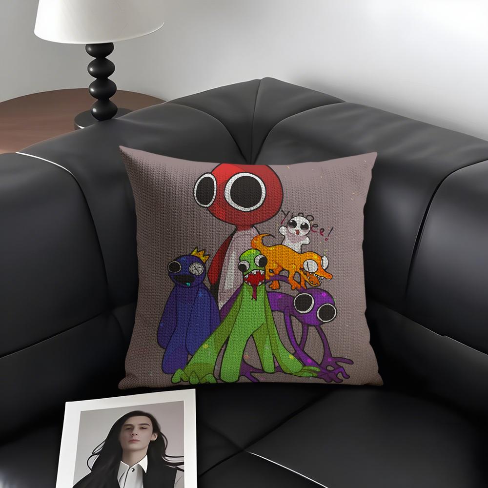 RRainbow FriendsS Cartoon Cushion Cover Natural Linen Organic Fabric DoubleSided Printing Sofa Home Decor Gift Pillow Case 30x30cm
RRainbow FriendsS Cartoon Cushion Cover Natural Linen Organic Fabric DoubleSided Printing Sofa Home Decor Gift Pillow Case 30x30cm