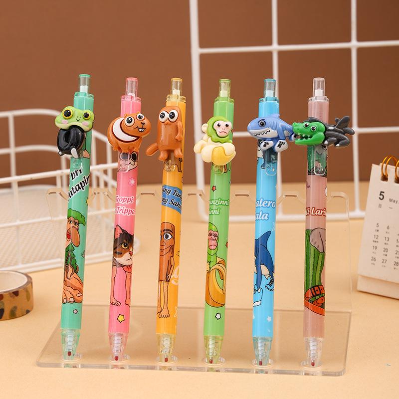 12Pcs Cute Shan Hai Jing Style Push-type Erasable Gel Pen -0.5mm Tip Smooth for Easy Writing - Essential Small Gift for The Start of School - Small Gi Random style 12Pcs
12Pcs Cute Shan Hai Jing Style Push-type Erasable Gel Pen -0.5mm Tip Smooth for Easy Writing - Essential Small Gift for The Start of School - Small Gi Random style 12Pcs