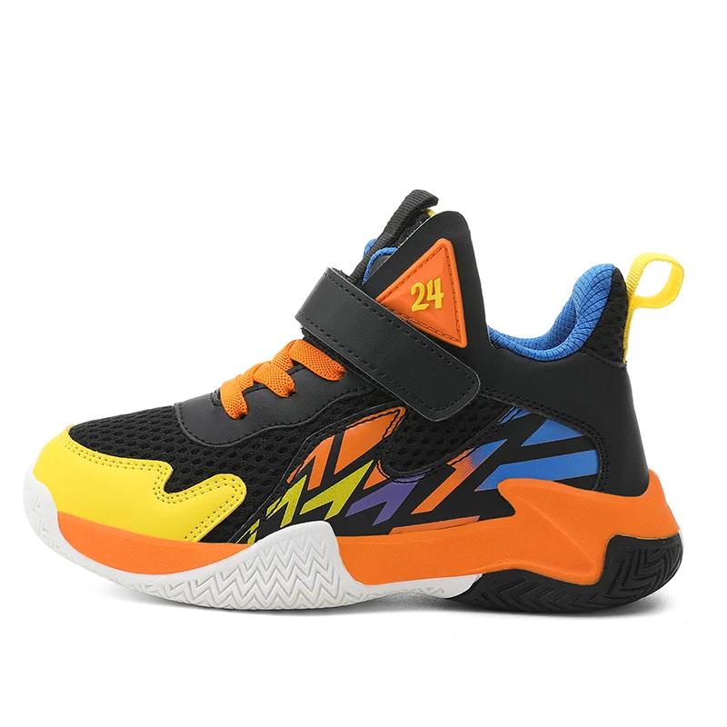 Luxury Boys High Top Sneaker Children Basketball Shoes Fashion Autumn Non-slip School Running Sports Tennis Shoes for Boy 39 помаранчевий
Luxury Boys High Top Sneaker Children Basketball Shoes Fashion Autumn Non-slip School Running Sports Tennis Shoes for Boy 39 помаранчевий
