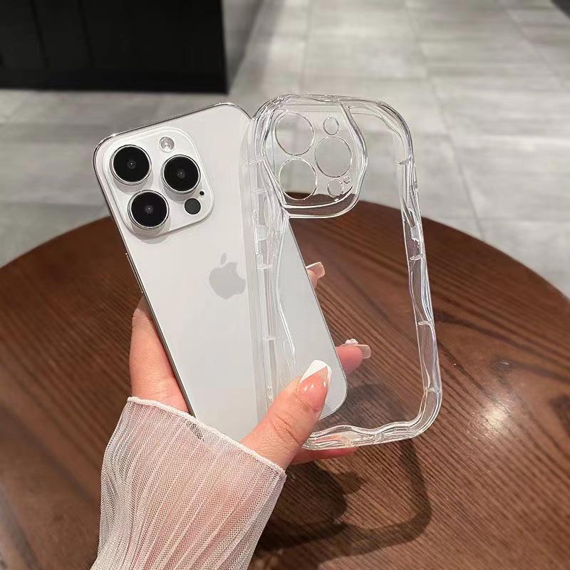 Прозрачный чехол-подушка безопасности 3D Wave для iPhone 15/14/13/12/11 Pro Max iPhone 12
Прозрачный чехол-подушка безопасности 3D Wave для iPhone 15/14/13/12/11 Pro Max iPhone 12