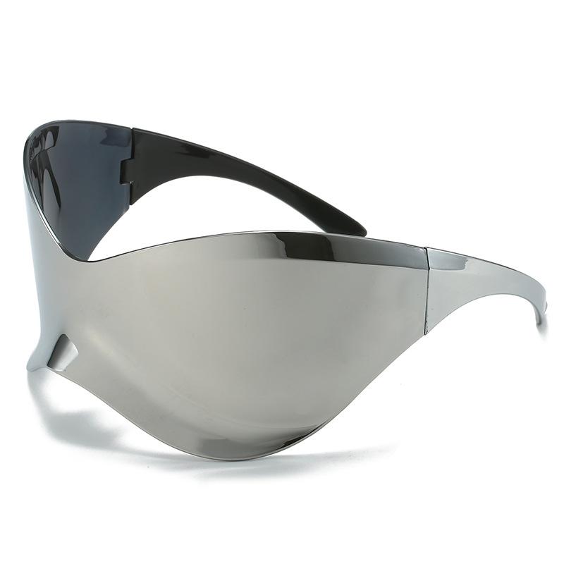 Oversized Steampunk Frame Sunglasses Female Tide Y2K Millennium Frameless Cycling Sunglasses Male Fashion Shades Big Frame Masks
Oversized Steampunk Frame Sunglasses Female Tide Y2K Millennium Frameless Cycling Sunglasses Male Fashion Shades Big Frame Masks