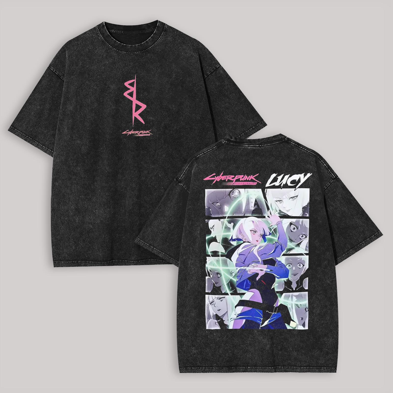 Cyberpunk Printed Anime Lover Washed T-shirt Year round clothing high quality personality Clothes Plus Size Unisex New Model Couples tee L
Cyberpunk Printed Anime Lover Washed T-shirt Year round clothing high quality personality Clothes Plus Size Unisex New Model Couples tee L