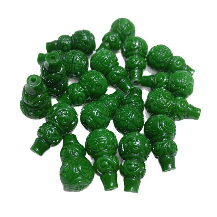 Imitation Green Jade 3D Gourd Beads for DIY Jewelry - Necklace and Bracelet Accessories
Imitation Green Jade 3D Gourd Beads for DIY Jewelry - Necklace and Bracelet Accessories