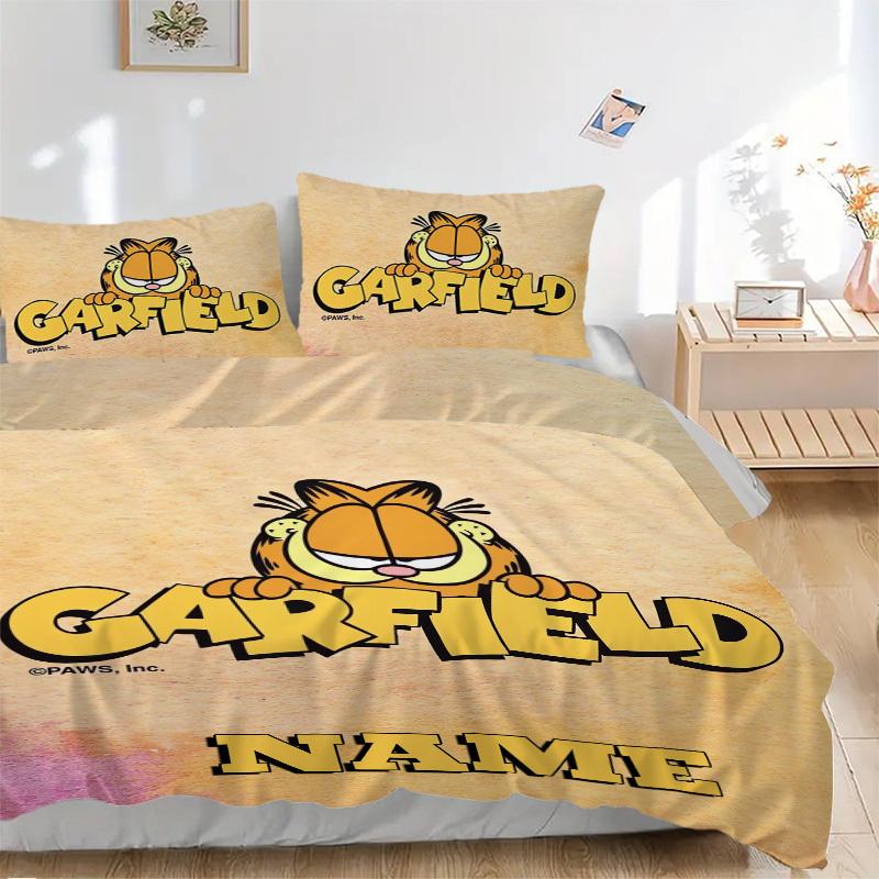 Garfield Personalized Print Bedding Set 3 Piece Comforter Cover Gift for Bedroom,Includes No Insertsjt089 135x200cm
Garfield Personalized Print Bedding Set 3 Piece Comforter Cover Gift for Bedroom,Includes No Insertsjt089 135x200cm