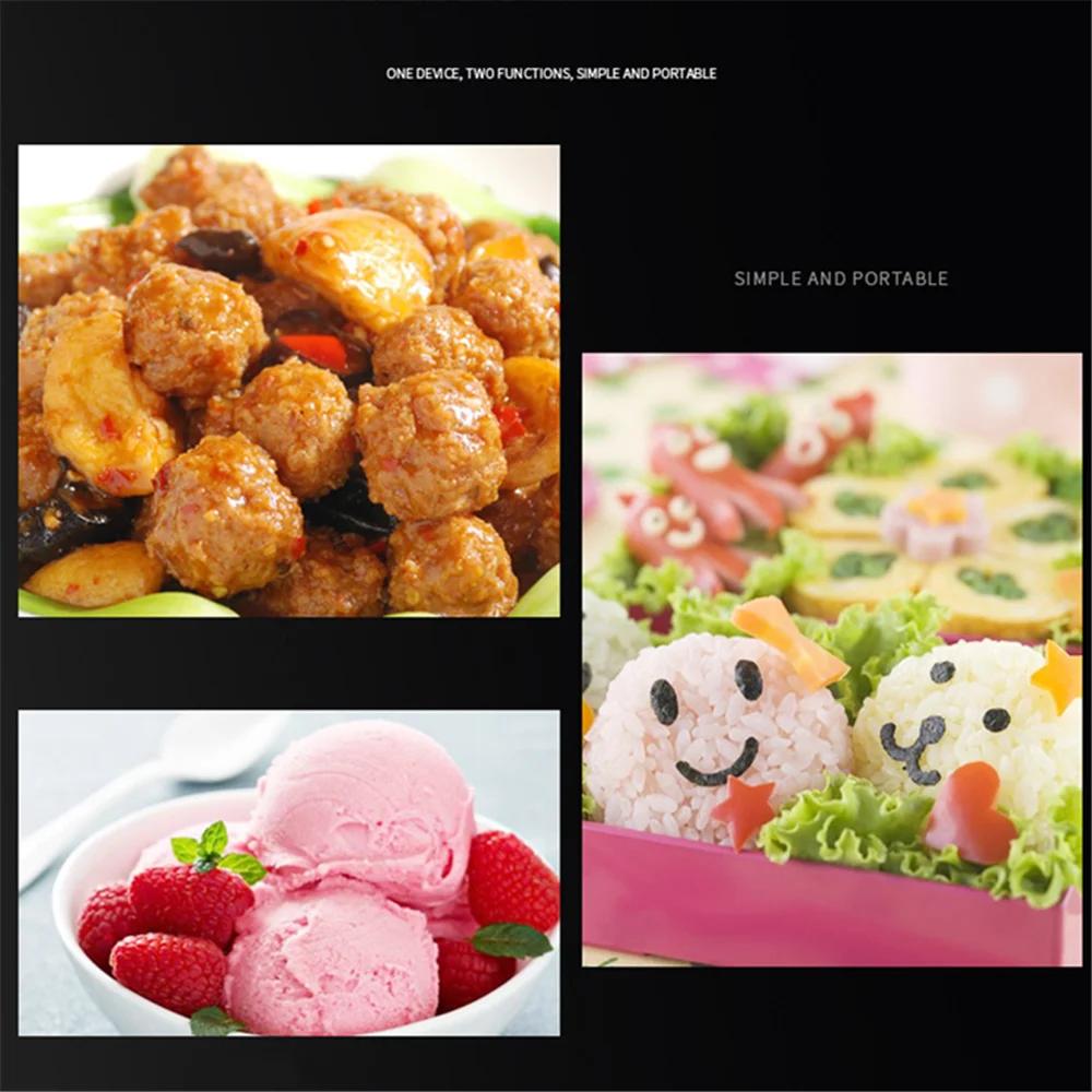 Non-sticky Meat Baller Meatball Maker Meat balls Clip Meatballs Rice Balls Maker Clip Mold kitchen Accessories Stainless Steel
Non-sticky Meat Baller Meatball Maker Meat balls Clip Meatballs Rice Balls Maker Clip Mold kitchen Accessories Stainless Steel