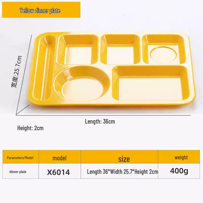 Melamine Divided Lunch Tray
Melamine Divided Lunch Tray