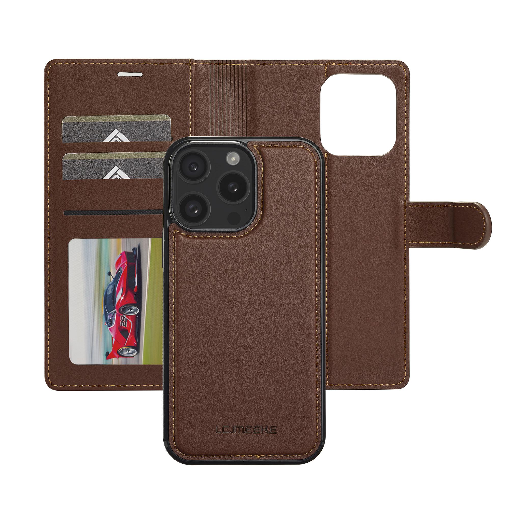 LC.IMEEKE L2 Series for iPhone 14 Pro Max Case PU Leather Wallet Detachable Magnetic Phone Cover Purple
LC.IMEEKE L2 Series for iPhone 14 Pro Max Case PU Leather Wallet Detachable Magnetic Phone Cover Purple