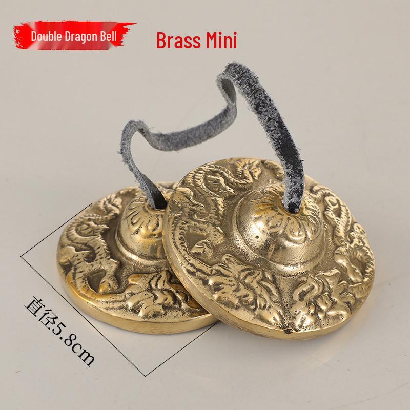 Непальский медный медитативный колокольчик Динся - Мини латунный йога-инструмент с перезвоном
Непальский медный медитативный колокольчик Динся - Мини латунный йога-инструмент с перезвоном