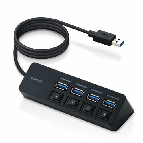 USB-концентратор ELECOM U3H-S418BBK/EC USB3.0 A Port x 4 с питанием от шины и магнитным переключателем Длина кабеля 1,0 м Черный Совместим с MacBook/Surface/Chromebook и
USB-концентратор ELECOM U3H-S418BBK/EC USB3.0 A Port x 4 с питанием от шины и магнитным переключателем Длина кабеля 1,0 м Черный Совместим с MacBook/Surface/Chromebook и