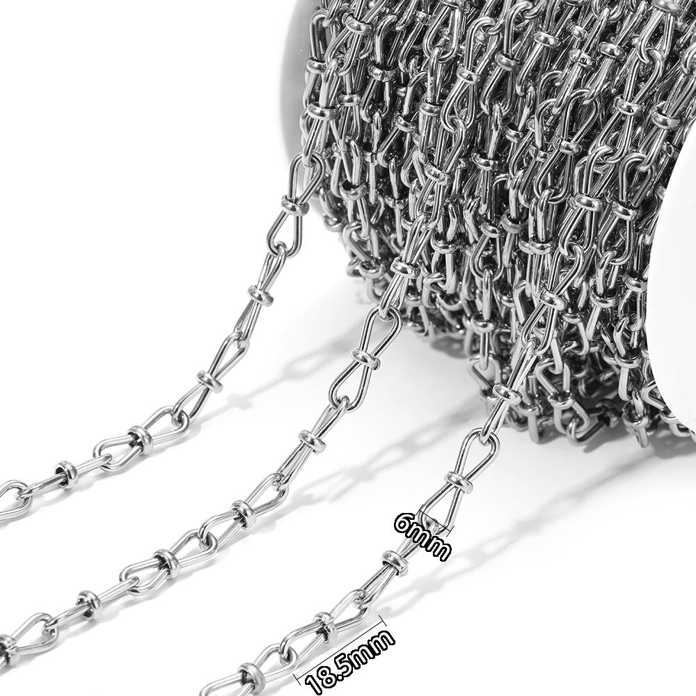 1 Meter Stainless Steel Leaf Knot Link Chain Dangle Charms Pendants Chains for Necklace Bracelet DIY Jewelry Earrings Making
1 Meter Stainless Steel Leaf Knot Link Chain Dangle Charms Pendants Chains for Necklace Bracelet DIY Jewelry Earrings Making
