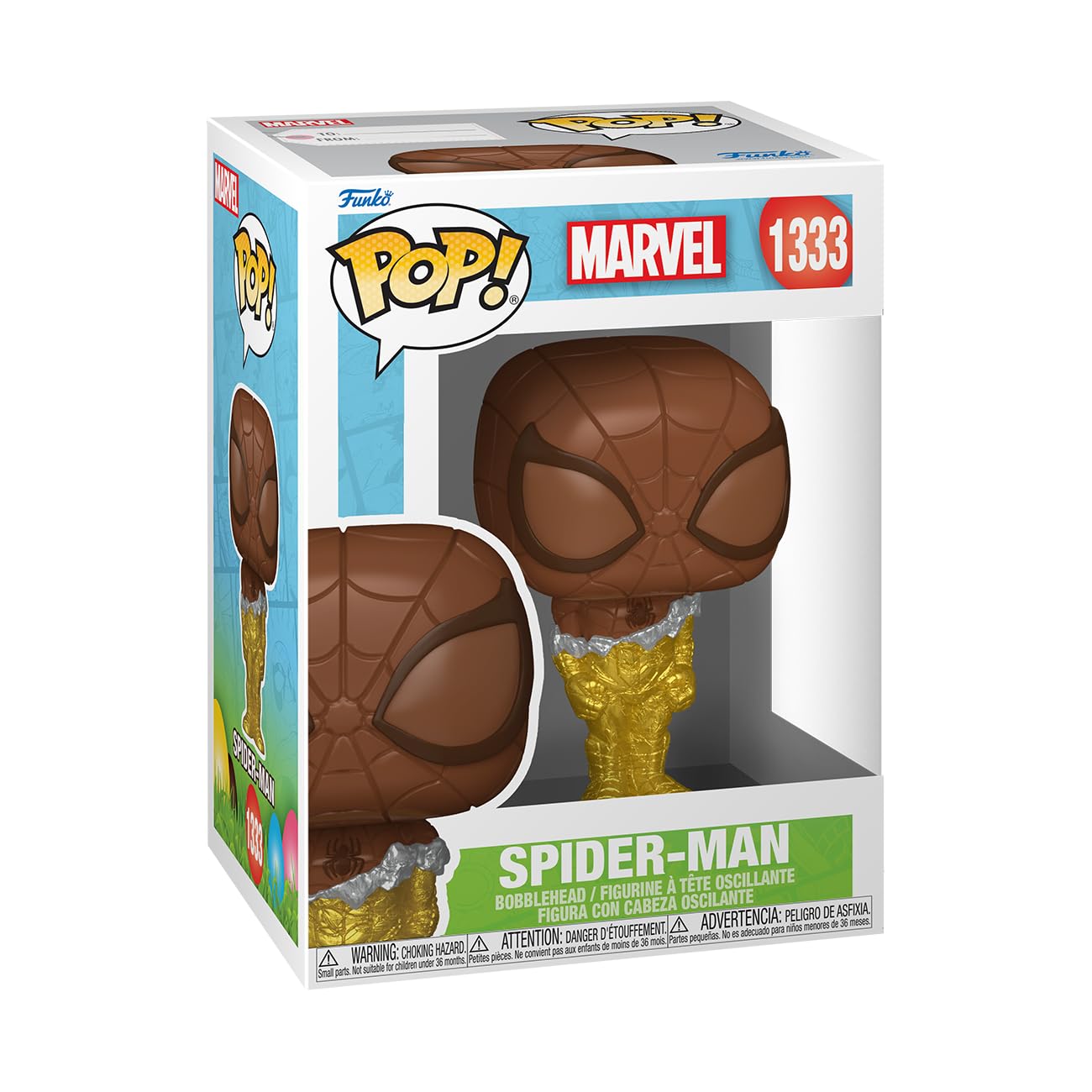 Шоколадная фигурка Marvel Funko Funko Marvel Spider-Man (Пасхальная модель) Поп!
Шоколадная фигурка Marvel Funko Funko Marvel Spider-Man (Пасхальная модель) Поп!