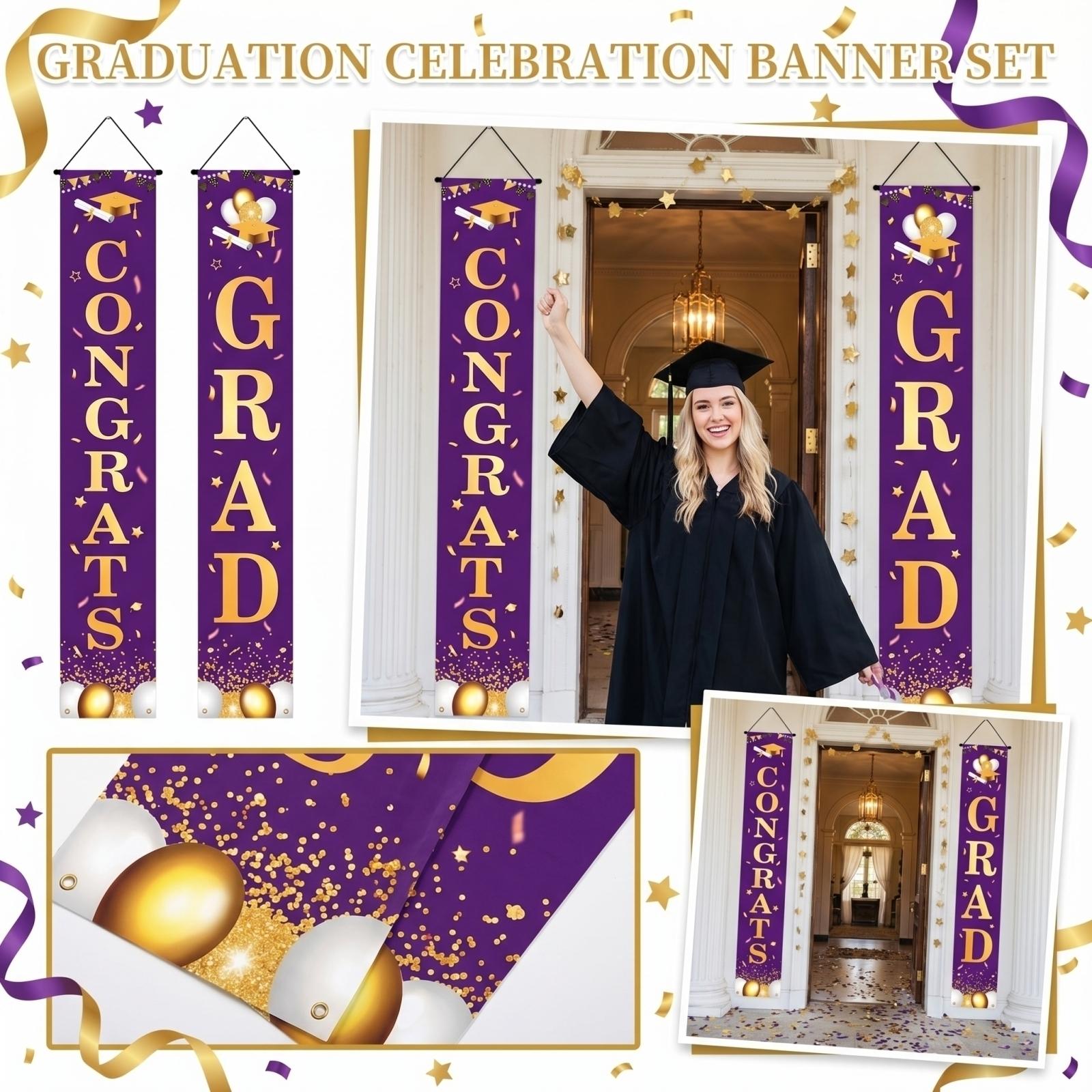 Graduation Class Decoration Door Flag Hanging Flag Graduation Party Decoration Supplies one size
Graduation Class Decoration Door Flag Hanging Flag Graduation Party Decoration Supplies one size