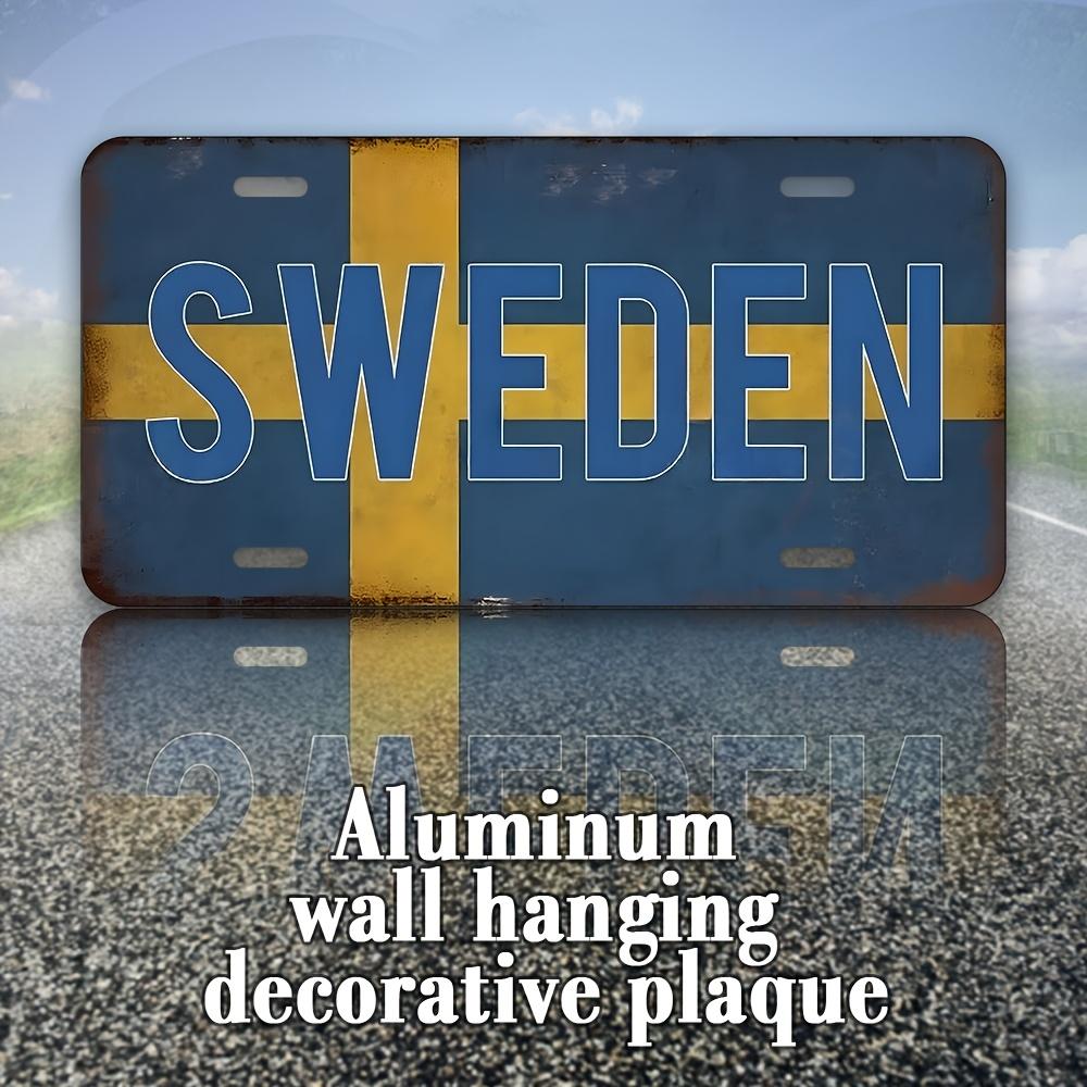 Vintage Sweden National Themed Aluminum Metal Sign Retro Nordic Style Wall Hanging Decor for Home Bar Cafe Office Living Room Ar 15x30cm(5.9x7.8inch)
Vintage Sweden National Themed Aluminum Metal Sign Retro Nordic Style Wall Hanging Decor for Home Bar Cafe Office Living Room Ar 15x30cm(5.9x7.8inch)