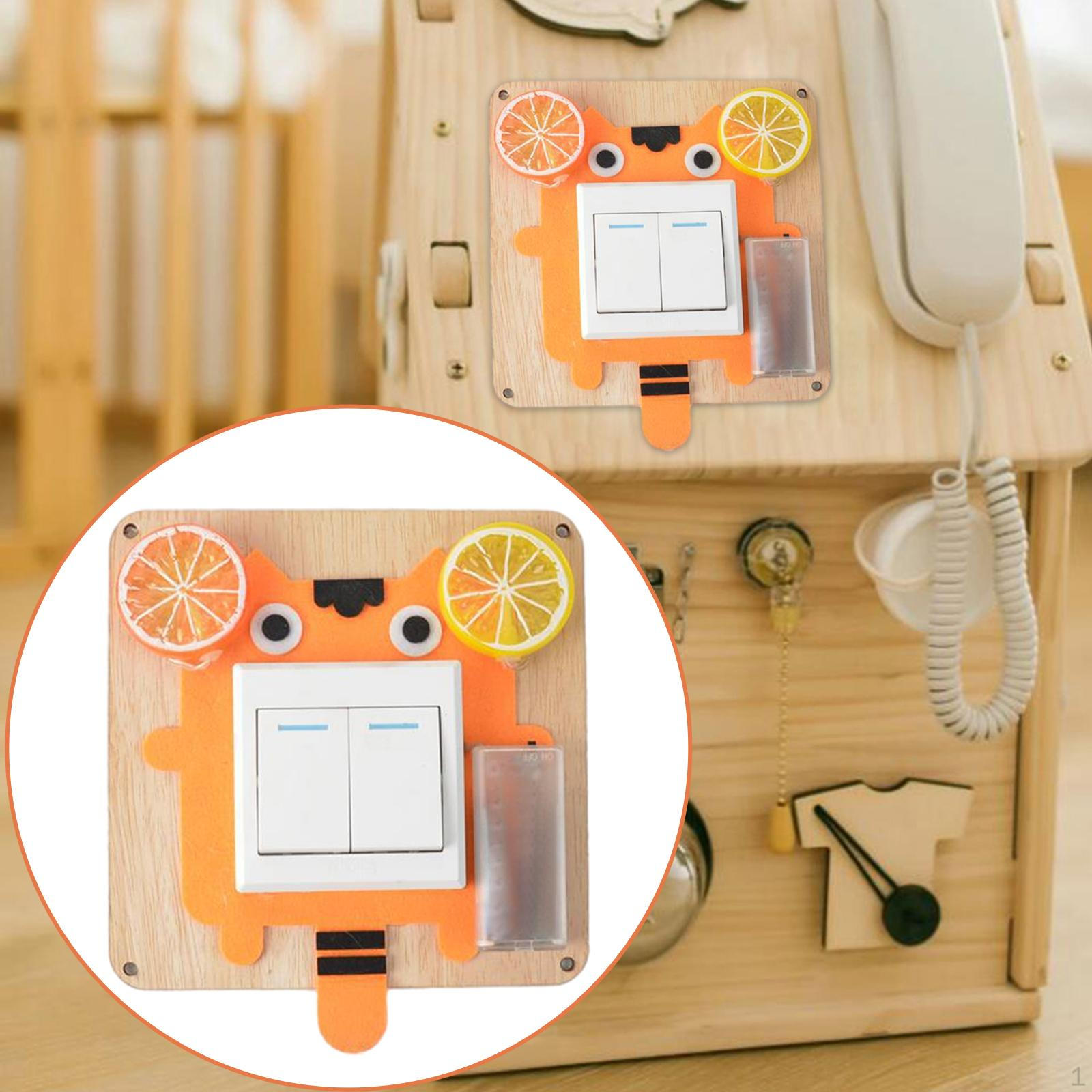 Busy Board Accessories, Cognition Game Educational Toys, Travel Toy Montessori Toy, Basic Motor Double Switch
Busy Board Accessories, Cognition Game Educational Toys, Travel Toy Montessori Toy, Basic Motor Double Switch