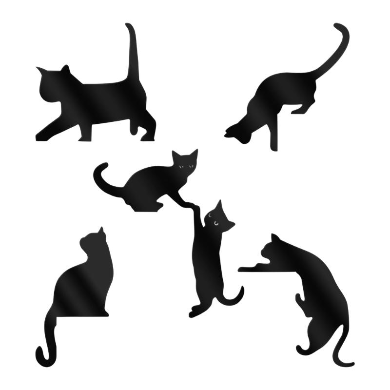 5Pcs Cute Cats Silhouettes Design Acrylic Switches Sticker Adhesive Light Switches Wall Decal for Living Room Bedroom Decors чорний
5Pcs Cute Cats Silhouettes Design Acrylic Switches Sticker Adhesive Light Switches Wall Decal for Living Room Bedroom Decors чорний