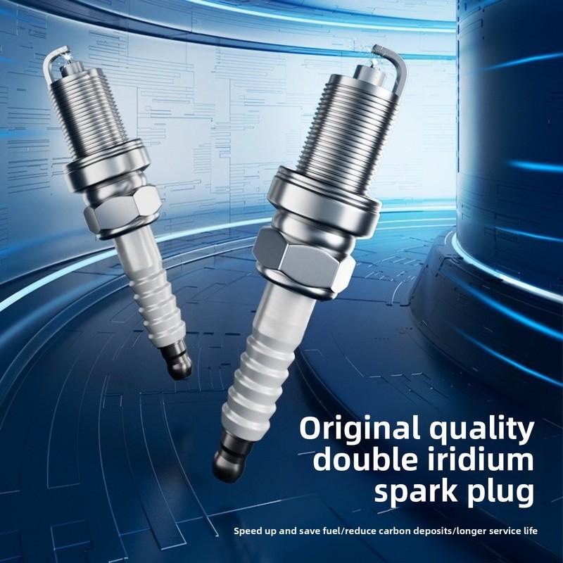 Spark Plug High Performance Compatible with Cadillac Escalade Chrysler 300C Platinum Iridium Double Car Accessories Auto Parts Set of 4 pcs
Spark Plug High Performance Compatible with Cadillac Escalade Chrysler 300C Platinum Iridium Double Car Accessories Auto Parts Set of 4 pcs
