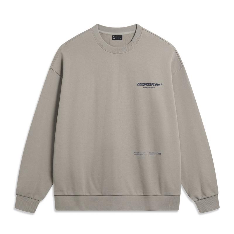 Li Ning CF Su Series Letter Print Casual Loose Pullover Sweatshirt Unisex Sweatshirt Stone-Grey AWDUF97-2 S
Li Ning CF Su Series Letter Print Casual Loose Pullover Sweatshirt Unisex Sweatshirt Stone-Grey AWDUF97-2 S