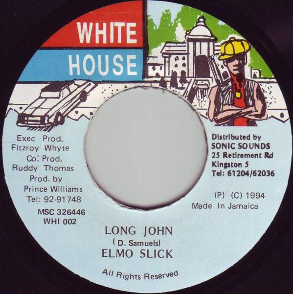 7inch Record ELMO SLICK Long John WHI002 White House 1994 Jamaica Reggae Ska Dub Used
7inch Record ELMO SLICK Long John WHI002 White House 1994 Jamaica Reggae Ska Dub Used