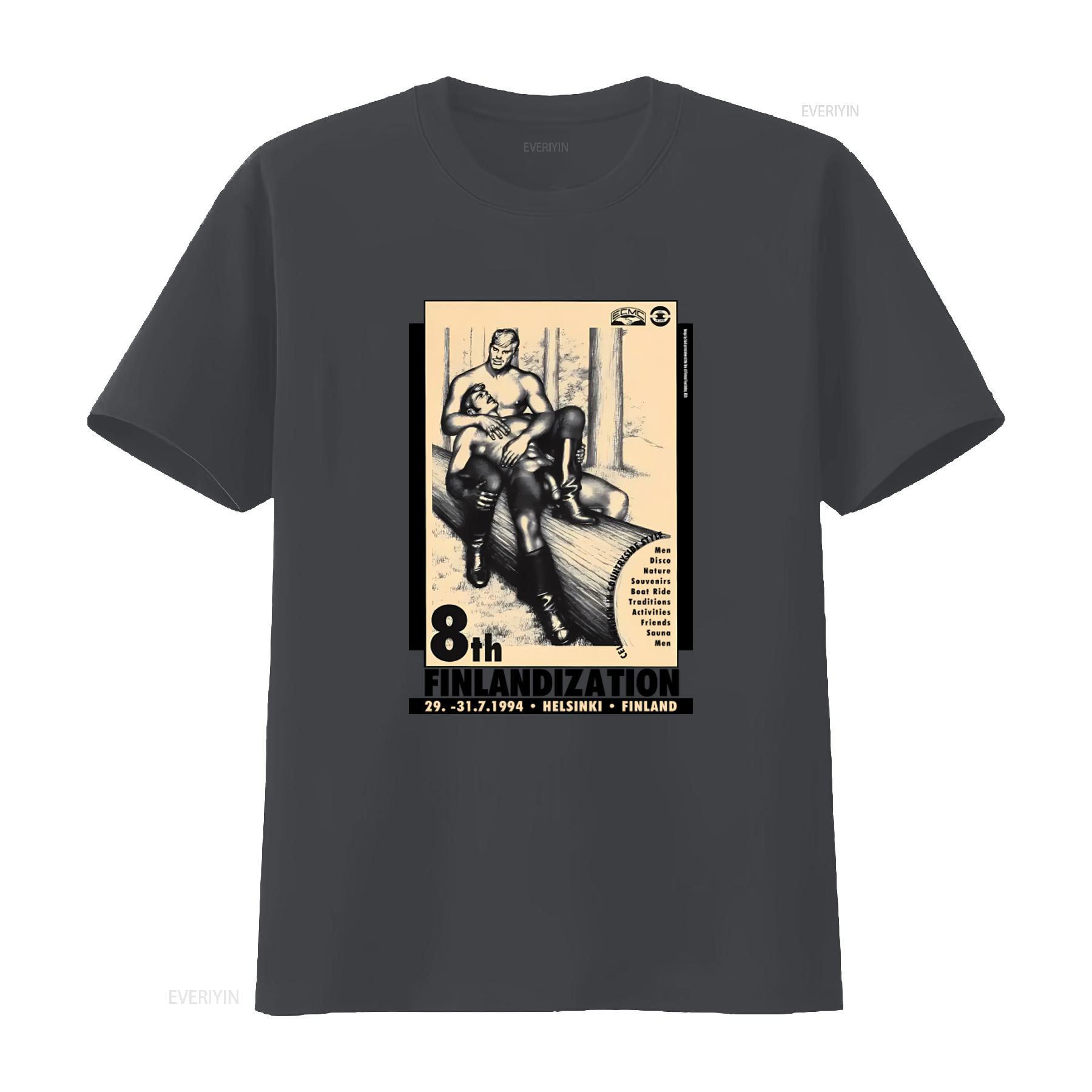 1994 8th Finlandization Helsinki Tom of Finland Mens Retro Art Print T Shirt vintage Washed fashion homme Breathable Stylish 4XL
1994 8th Finlandization Helsinki Tom of Finland Mens Retro Art Print T Shirt vintage Washed fashion homme Breathable Stylish 4XL