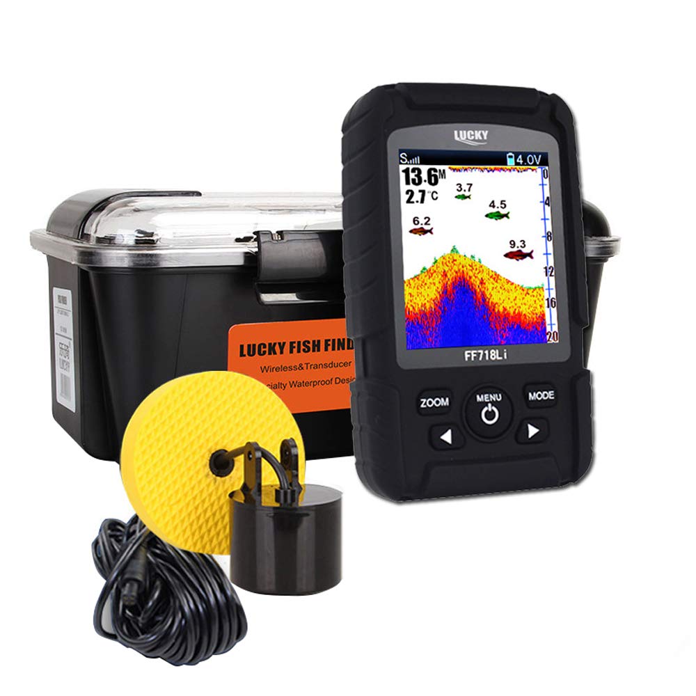 LUCKYLAKER Waterproof Portable Fish Finder with Wired Sensor, Japanese Instruction Manual, for Ice Fishing
LUCKYLAKER Waterproof Portable Fish Finder with Wired Sensor, Japanese Instruction Manual, for Ice Fishing