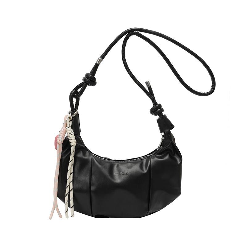 2025 Женская повседневная сумка-пельмень на плечо чёрный
2025 Женская повседневная сумка-пельмень на плечо чёрный