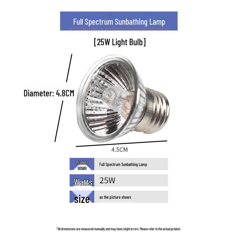 Turtle UVB Heating Lamp - Reptile Basking Bulb with Constant Temperature Holder
Turtle UVB Heating Lamp - Reptile Basking Bulb with Constant Temperature Holder