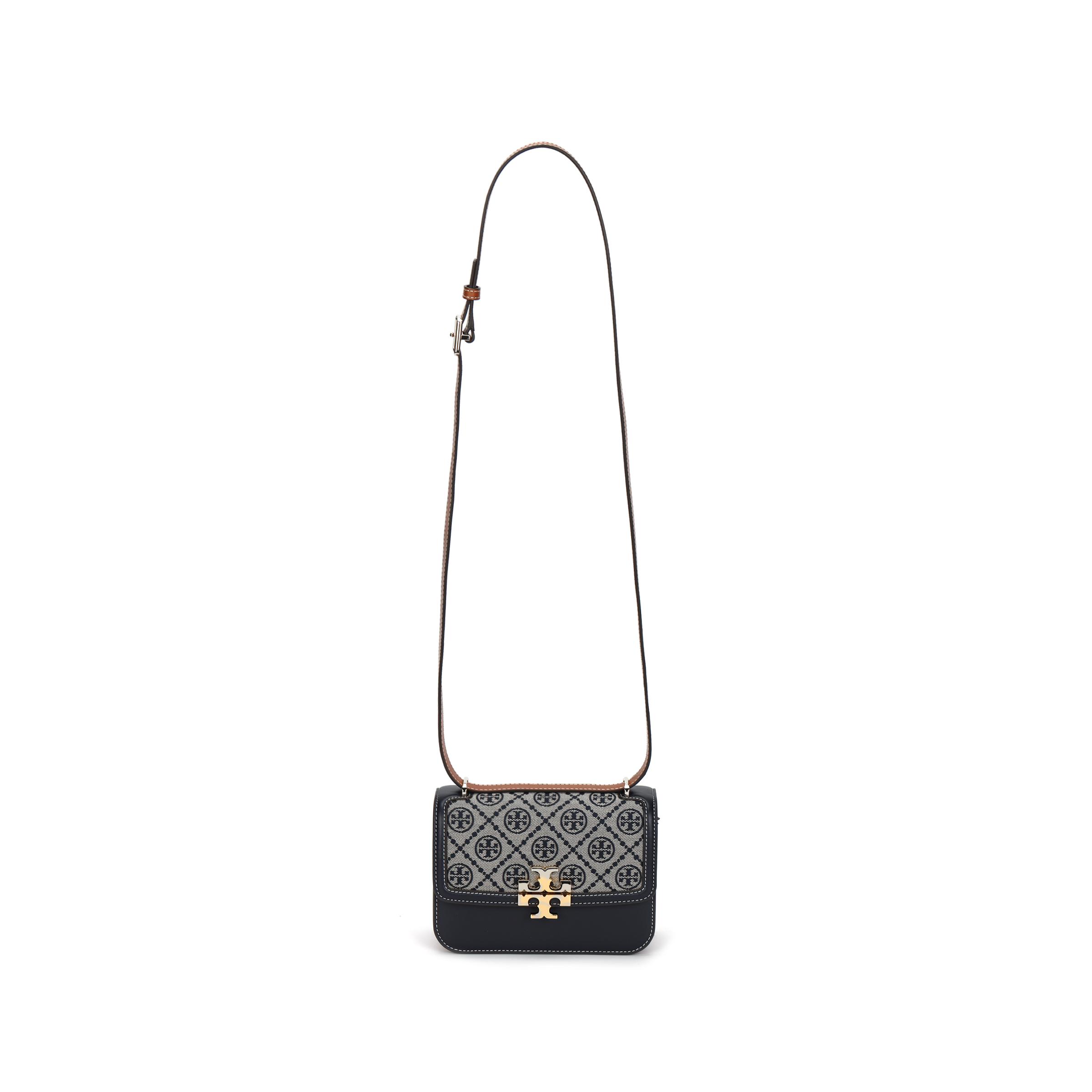 Tory Burch T Monogram Eleanor Double T Classic Logo Magnetic Closure Cotton Shoulder Bag Small Women shoulder bag Navy-Blue 166168-405 Basic Set (Bag+Dust Bag)
Tory Burch T Monogram Eleanor Double T Classic Logo Magnetic Closure Cotton Shoulder Bag Small Women shoulder bag Navy-Blue 166168-405 Basic Set (Bag+Dust Bag)