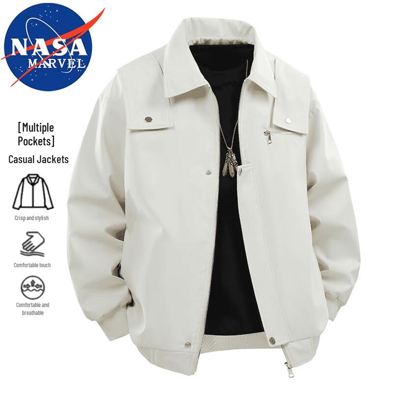 NASA MARVEL Men s Casual Turn-down Collar Jacket L
NASA MARVEL Men s Casual Turn-down Collar Jacket L