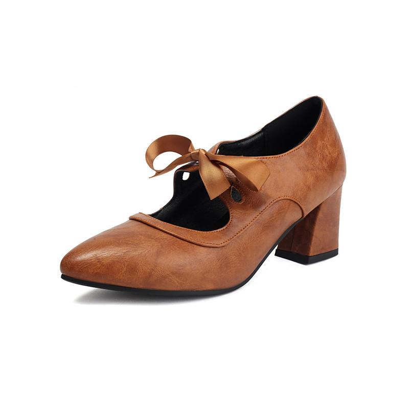 Women s high-heeled single shoes new small pointed thick heel large size retro shallow mouth low-top shoes four-season shoes 34 коричневий
Women s high-heeled single shoes new small pointed thick heel large size retro shallow mouth low-top shoes four-season shoes 34 коричневий