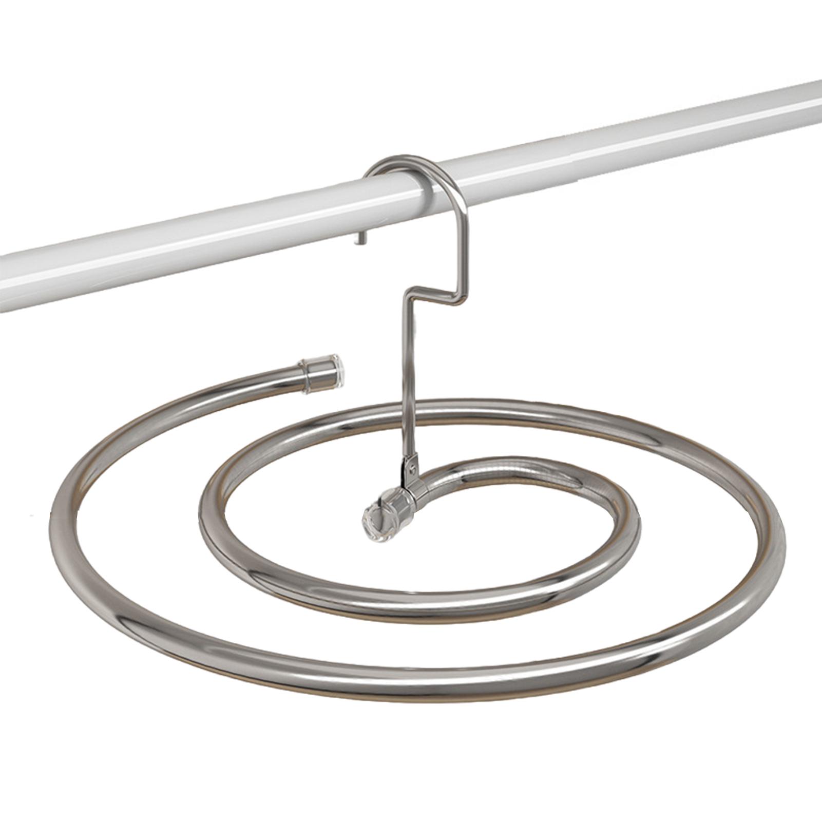 2pcs Stainless Steel Spiral Sheet Hanger 360 Degree Rotation Rotating Saves Space Strong Weighing Fast Air Drying
2pcs Stainless Steel Spiral Sheet Hanger 360 Degree Rotation Rotating Saves Space Strong Weighing Fast Air Drying