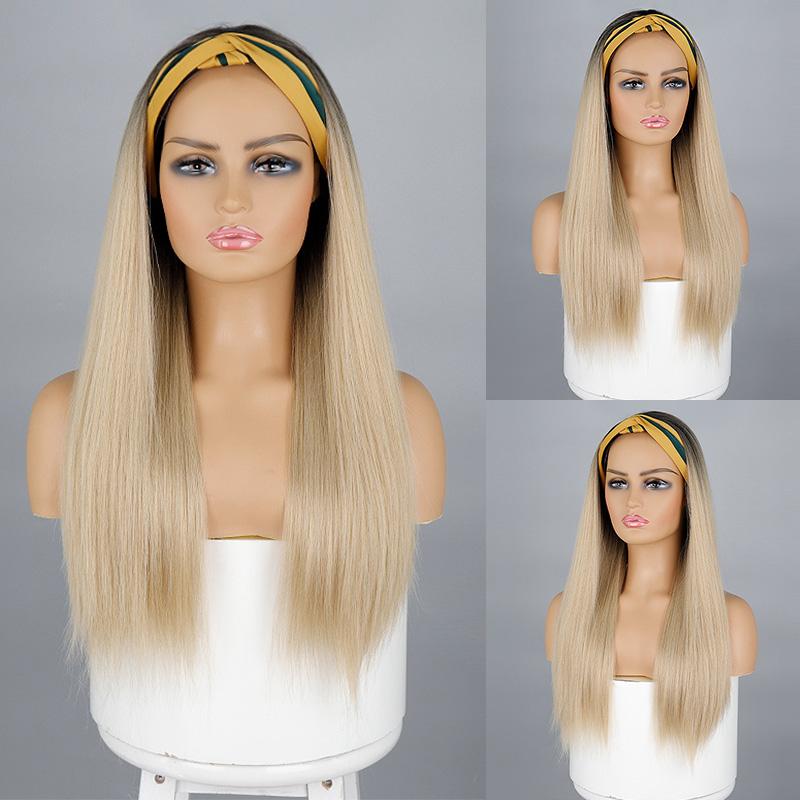 MISS WIG Женский модный длинный прямой парик Ombre Коричневый блондин парик с обручем для волос Парик из синтетического волокна с повязкой на голову для женщин
MISS WIG Женский модный длинный прямой парик Ombre Коричневый блондин парик с обручем для волос Парик из синтетического волокна с повязкой на голову для женщин